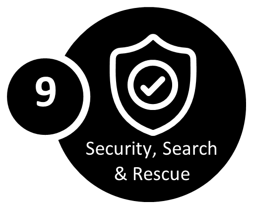 Security, Search and Rescue